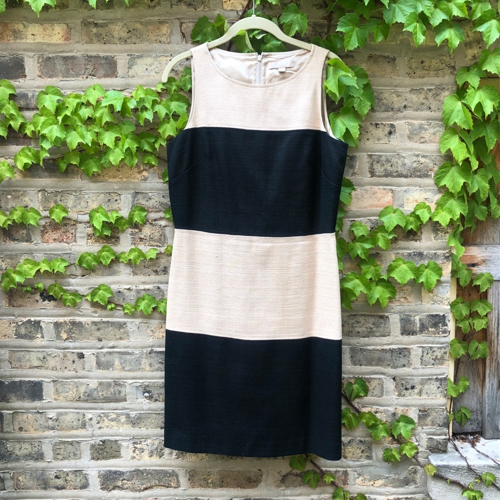 Banana Rep. Dress, Striped Fit'n Flare, Size 10